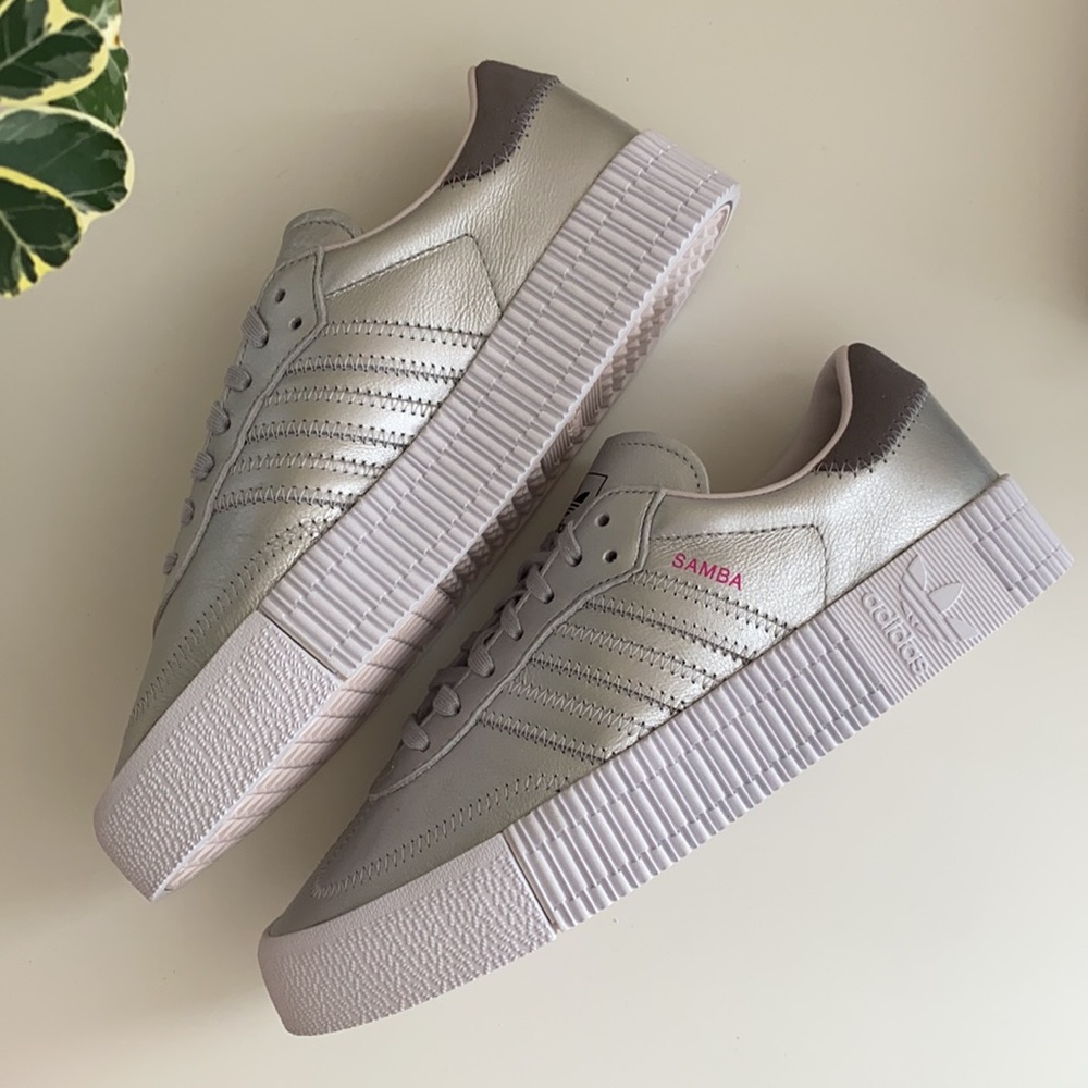 New adidas samba rose silver sneakers - Picture 9 of 12
